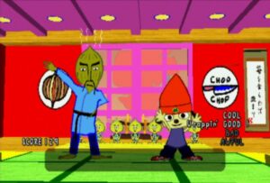 Parappa the Rapper (à droite)