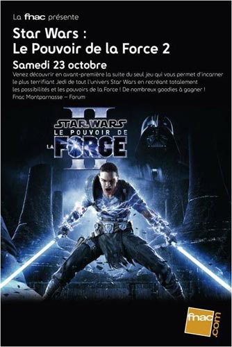 Star Wars : Le pouvoir de la force 2 en exclu à Fnac Montparnasse star_wars_pouvoir_force_2_affiche_fnac_montparnasse.jpg