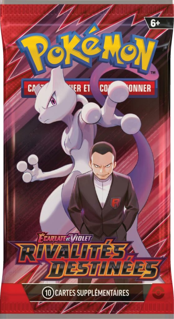 Ecarlate et Violet – Rivalites Destinees Booster Wraps Giovanni Mewtwo FR
