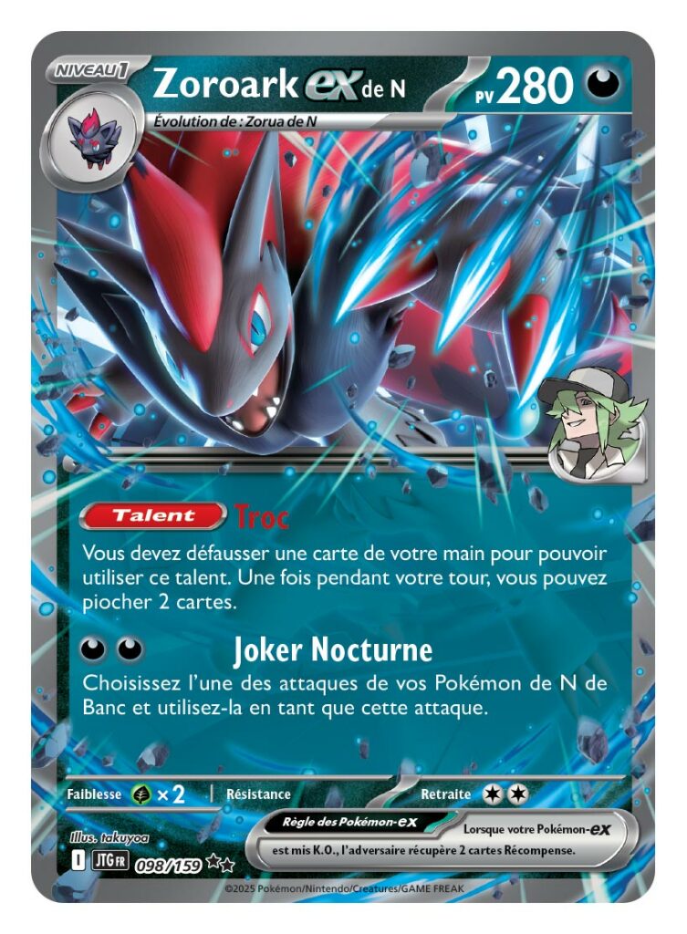 Pokemon cartes ecarlate violet aventures ensembles zoroark ex