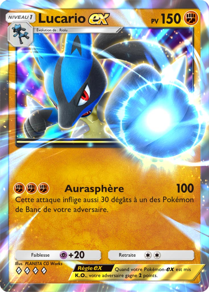 Pokemon Trading Card Game Pocket Shining Revelry Lucario ex FR