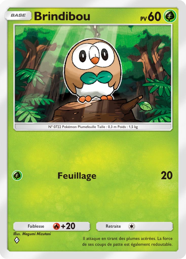 Pokemon TCG Pocket Celestial Guardians Rowlet FR