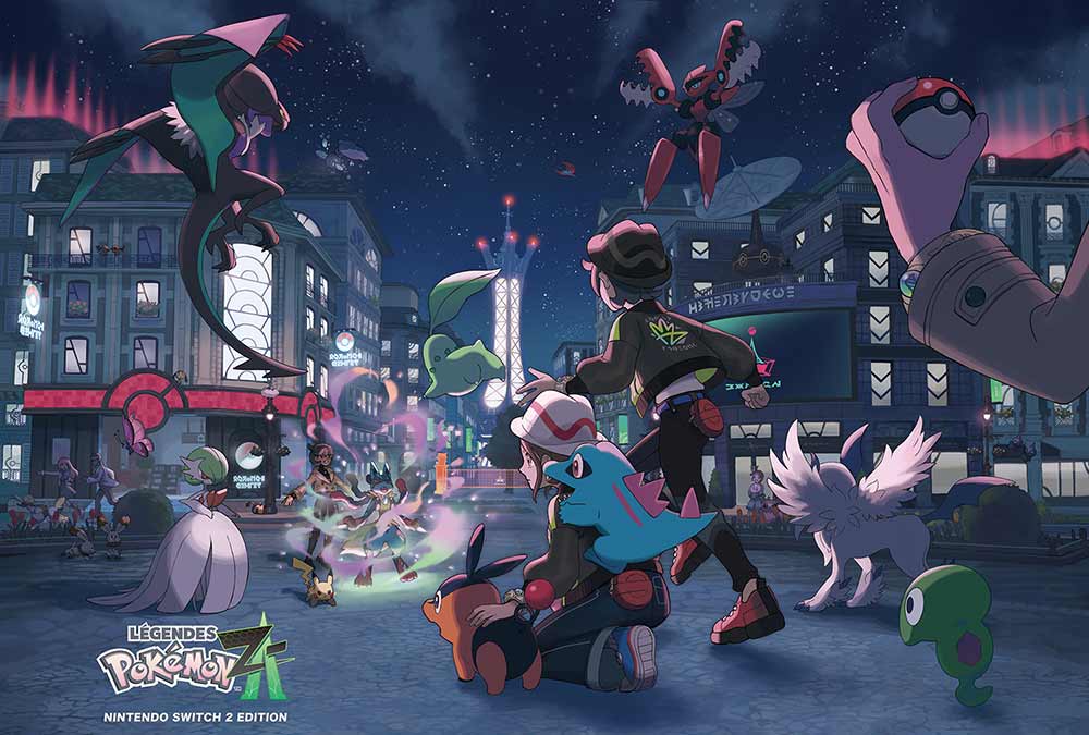 Pokemon Legends Z A Key Art Nintendo Switch 2 Edition FR