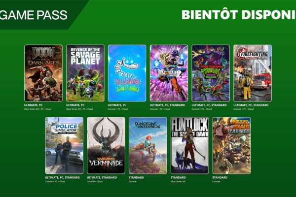 XBOX GamePass mai 2025