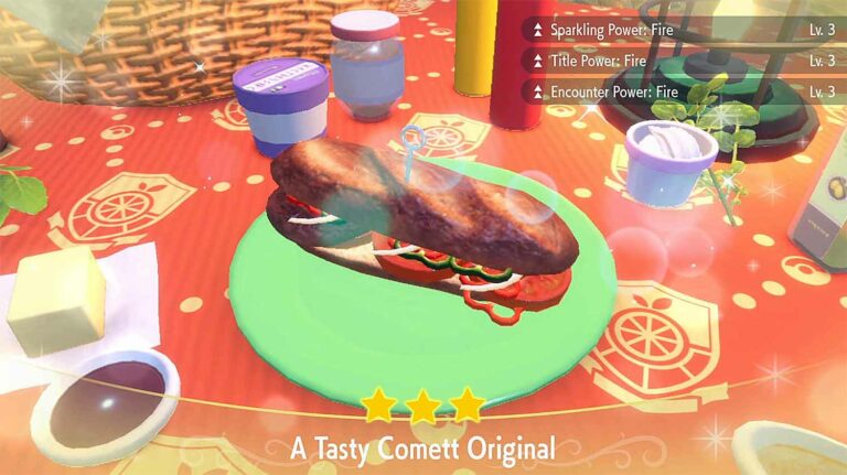À la recherche des Pokémon shiny dans Écarlate et Violet : comment bien choisir ses sandwichs shiny ?
