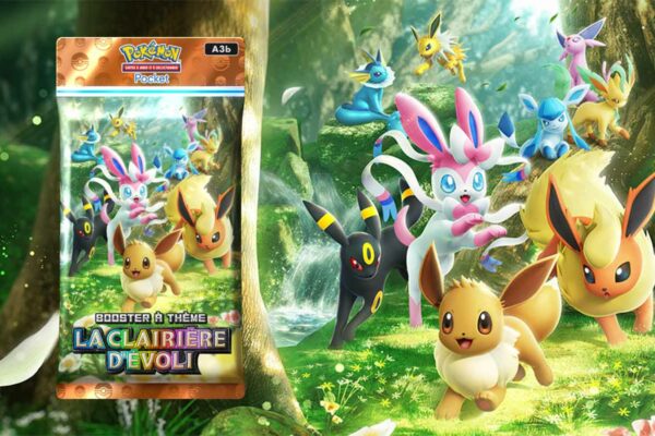 pokemon pocket booster a theme la clairiere d evoli