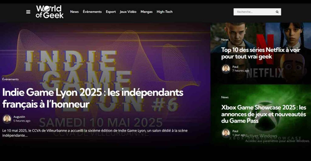 L’essentiel à savoir sur le site World of Geek site world of geek