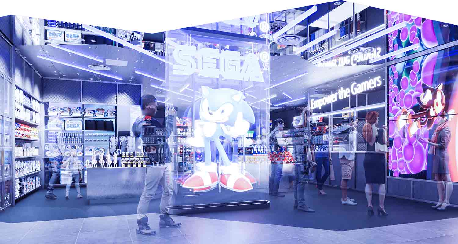 magasin sega store tokyo shibuya japon