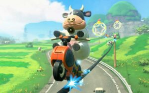 mario kart world switch 2 vache