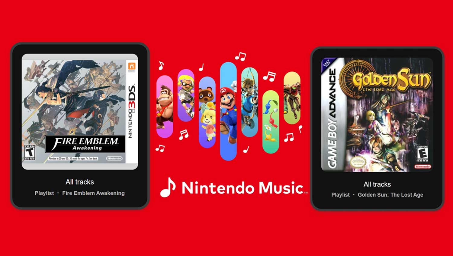 nintendo music fire emblem awakening golden sun the lost age