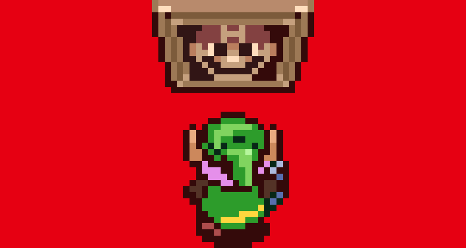 zelda link to the past peinture mario