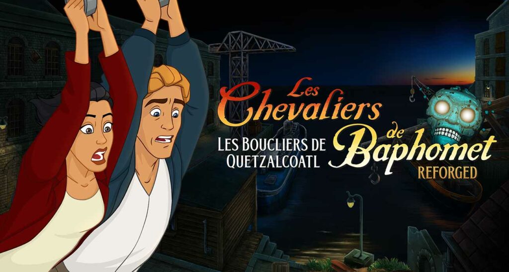Les Chevaliers De Baphomet II : Les Boucliers De Quetzalcoatl - PS1 - PAL FR - Bon état