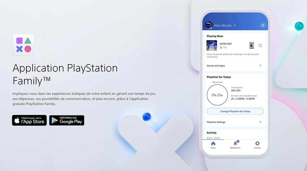 playstation family app
