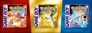 Pokemon rouge jaune bleu