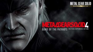Metal Gear Solid 4 Guns of the Patriots Nintendo Switch