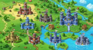 carte chateaux super mario