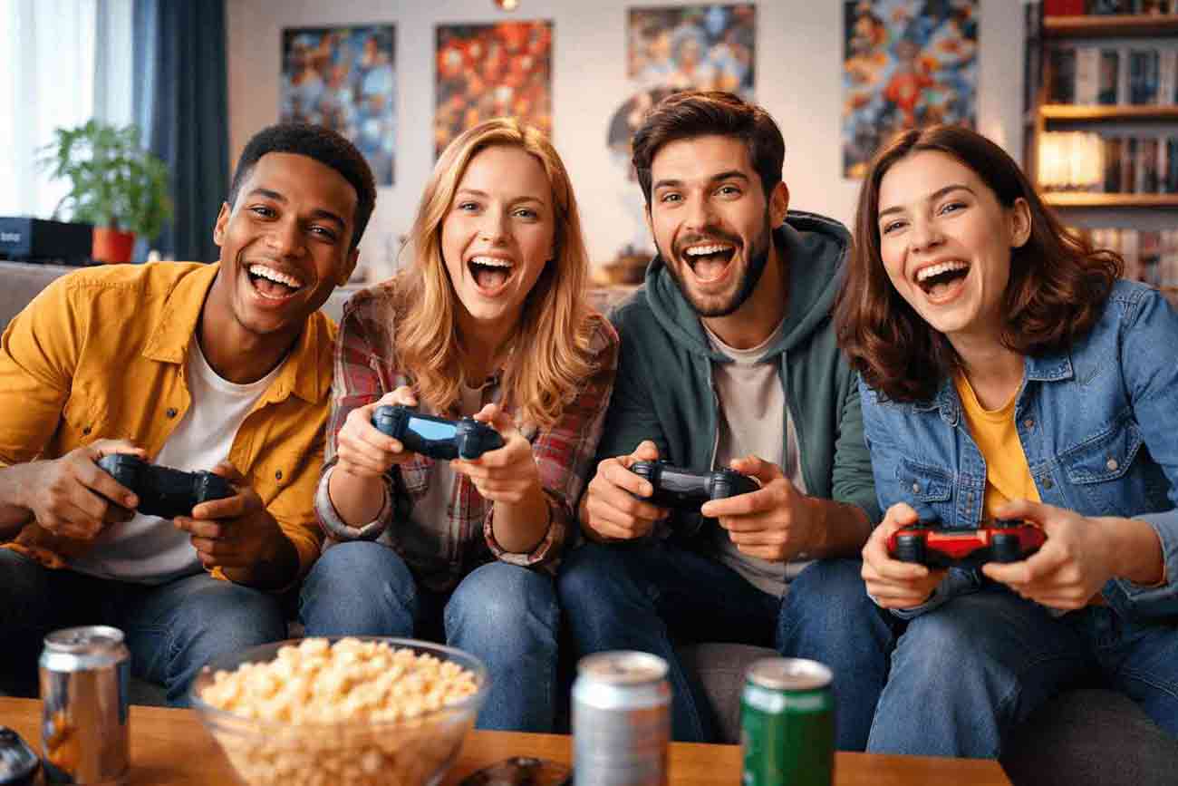 joueurs consoles nintendo playstation xbox