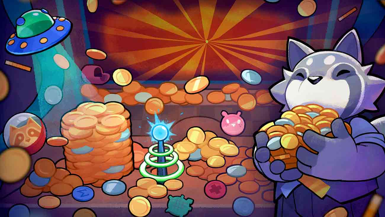 RACCOIN Coin Pusher Roguelike