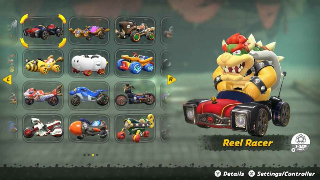 meta combinaison bowser real racer