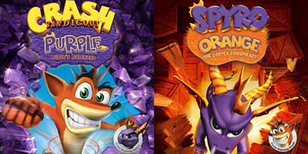 Crash Bandicoot Spyro The Dragon Gamyboy Advance