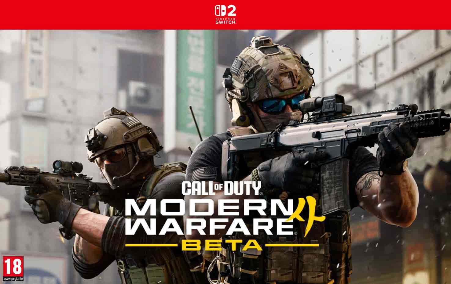 Call of Duty Modern Warfare 4 Bêta Nintendo Switch 2