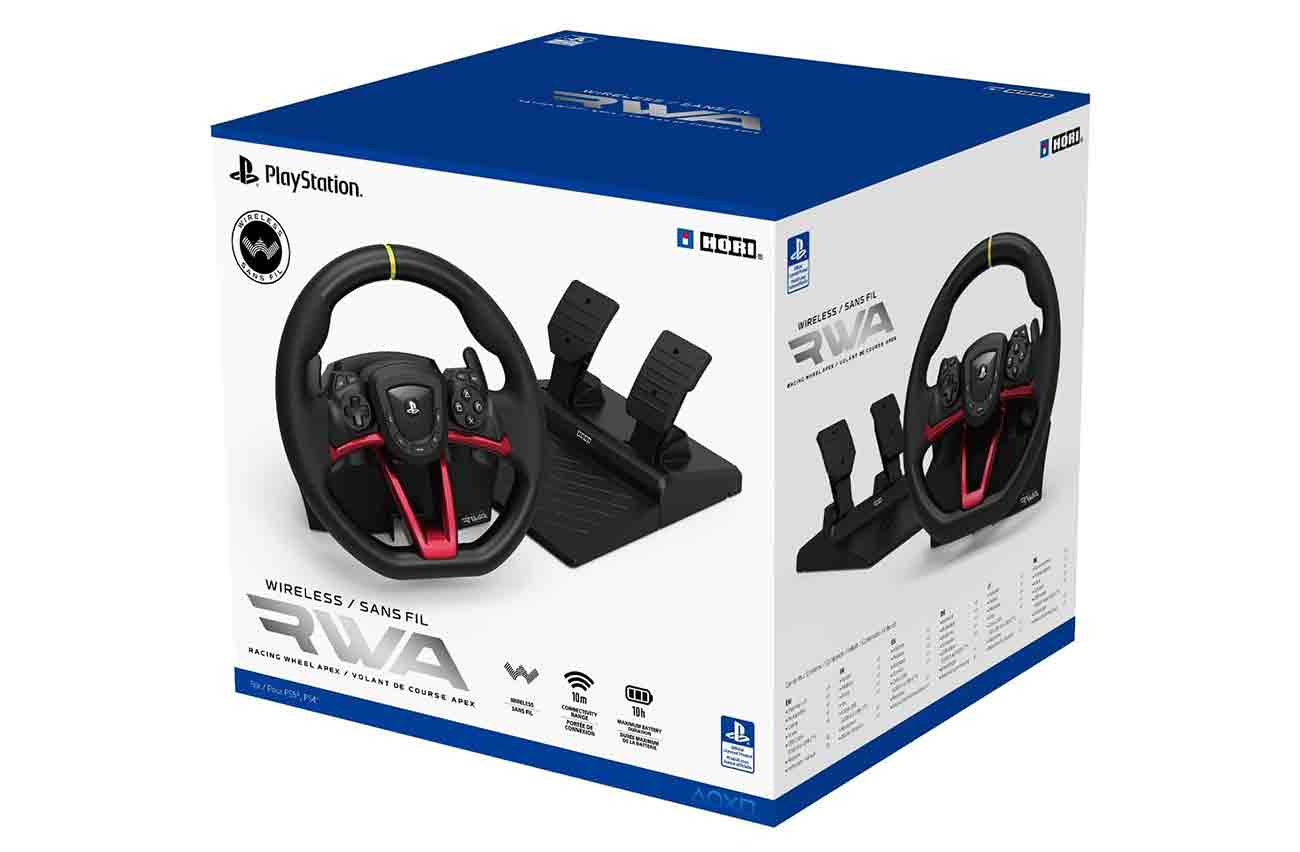 hori ps5 simracing volant pedales